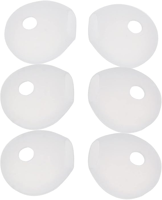3 Pairs Soft Earbuds Headphone Earpads Ear Bud Pad Cushion Replacement Sponge Covers For AM116 In Ear Earphones Ear Bud Pads Silicone Replacement