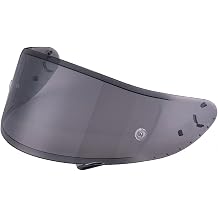 Motorcycle Helmet Visor for Shoei X-Fourteen X-Spirit III, RF-1200 and RF-SR Anti-Scratch Visor Shield Lens (Black)