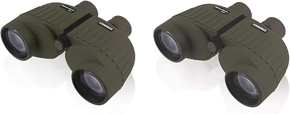 Steiner Military-Marine Series Binoculars Bundle, Lightweight Tactical Precision Optics, Waterproof, Green, 7x50 and 10x50