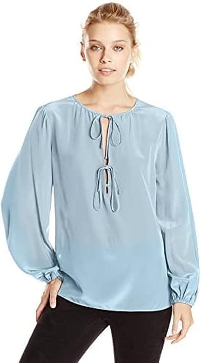 BCBGMAXAZRIA Women's Evanna Peasant Blouse