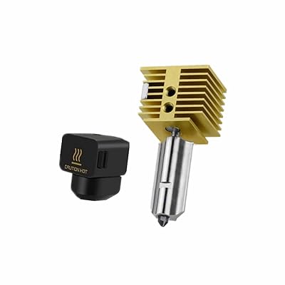 Upgraded Brass Extrusion hot end Print Head kit, Hardened Steel Nozzle Compatible with Bambu Lab A1A1Mini 3D Printer 0.6mm