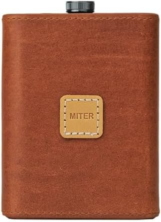 MITER Case for iFi Hip-dac 3 Portable dac, Handcrafted Pull-Up Leather Cover hipdac3-Brown