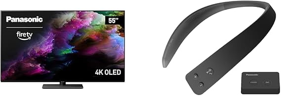 Panasonic 55" Z85 4K OLED & WN10 Wireless Neck Speaker Bundle (2024 Model)