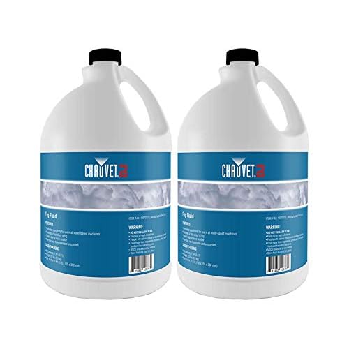 Chauvet DJ Fog Smoke Juice Fluid 1 Gallon Bottles for Fog Machines, Compatible with Chauvet and Other Leading Brands for Enhanced Atmosphere, 2 Pack