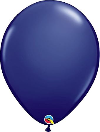 Qualatex 57128 16 Inch Latex Balloons - Navy Blue (5 Pack)