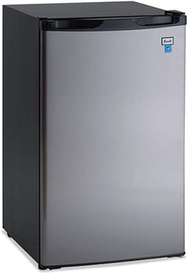 Avanti Model Rm4436ss - 4.4 Cf Counterhigh Refrigerator - Black Wstainless Steel Door - 4.40 Ft - Manual Defrost - Black, Stainless Steel by Avanti