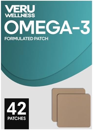 Veru Wellness Omega-3 Daily Patch - Omega-3 Formula, 42 Count