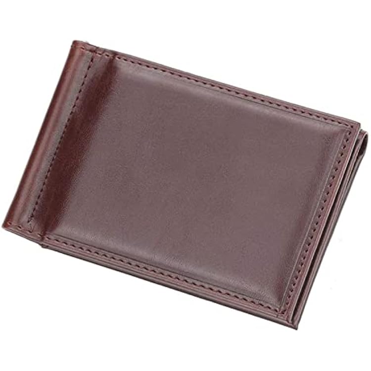 Business Card Case Leather Multifunction Bank Holder Credit Passport Organizer WalletCoffee