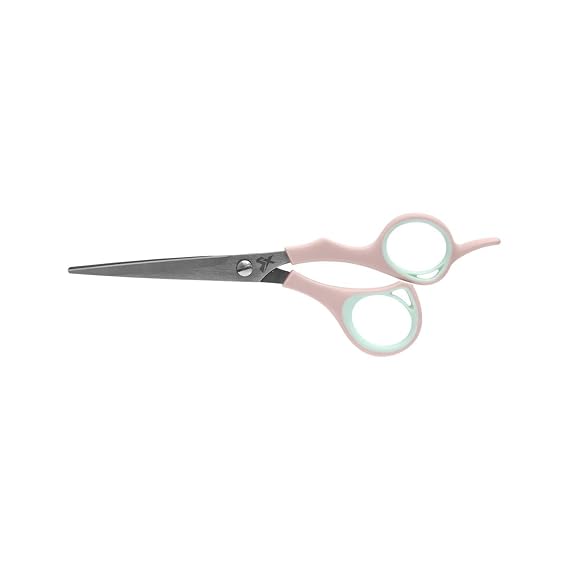 Cricket Style Xpress Goodie 2 Shears Hair Cutting Scissors, 5.75", Pink & Mint