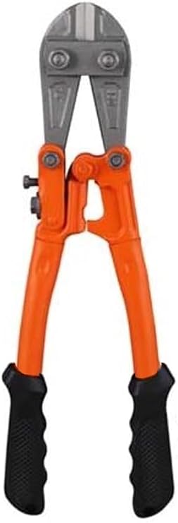 Edward Tools Bolt Cutter 12 - Heavy Duty Forged T8 Steel Blade Cuts Steel Wire, Chain Link Fence, Metal Rods, and Screws - Cutters Ergonomic Rubber Grip Handle