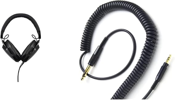 V-MODA M-200 Studio Headphones + Coilpro Extended Cable