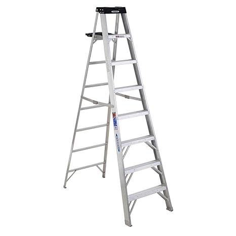Werner Ladder 378 Type Ia Aluminum Stepladder, 8', 6" x 96" x 26.5"