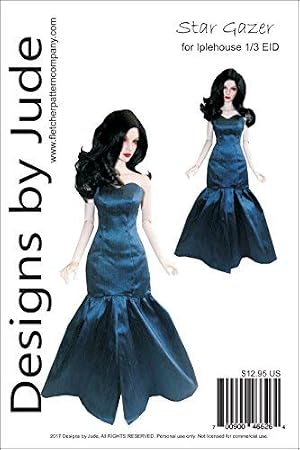 Designs by Jude Star Gazer Printed Sewing Pattern for 1/3 Iplehouse EID BJD Dolls