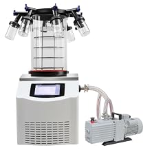 HNZXIB -60C Vacuum Freeze Dryer, Laboratory Freeze Dryer, Freeze Dryer With Pre-Cooling Function, Laboratory Vacuum Drying Equipment, Sublimation Drying, Used For Drying Various Experimental Materials