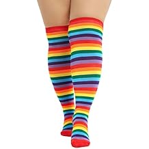 American Trends Women's Over the Knee Thigh High Socks