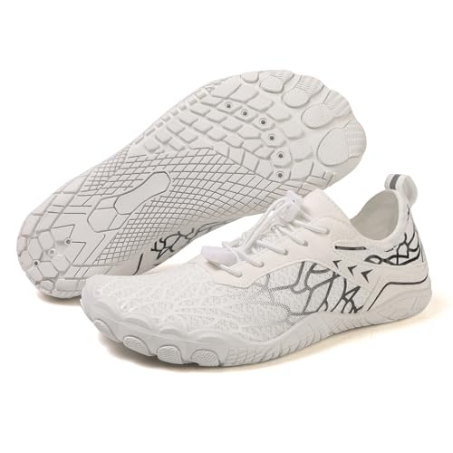 Hike Barefoot Shoes Women Men, Pro Barefoot Footwear Wide Toe Box Healthy & Non-Slip Barefoot Hike Shoes Waterproof Aqua Swim Surf Hiking Shoes Unisex