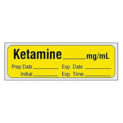 Induction Agent Labels Ketamine_mg/mL