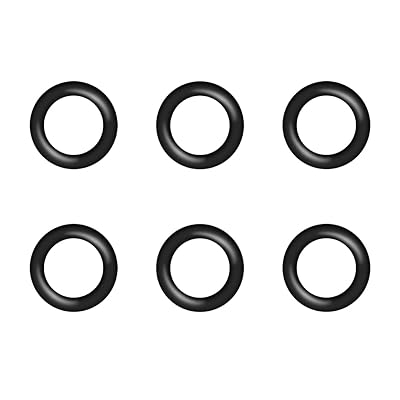 Hooshing 6PCS Propane O Ring for Soft Nose P.O.L. Fittings Propane Natural Gasket Rubber Leakage-Proof Sealing