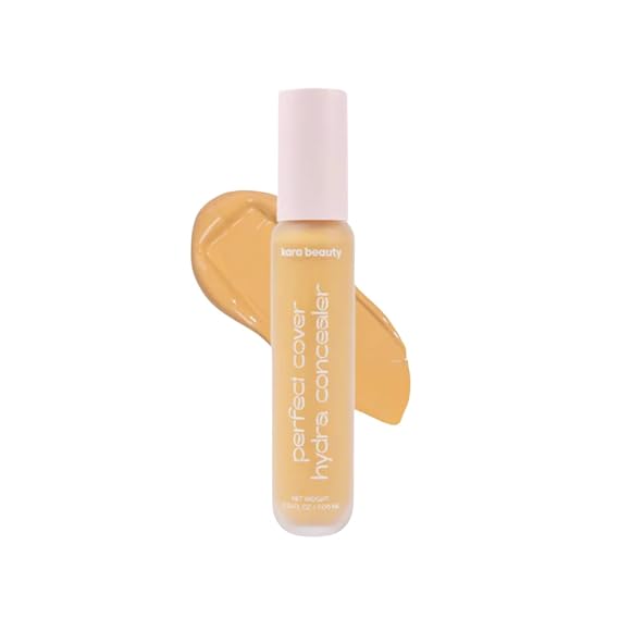 Perfect Cover Hydra Concealer by KARA BEAUTY - 08 Hydrating Concealer with Hyaluronic Acid Serum for Face Makeup, Under Eye Cosmetic for Dark Circles, Brightening for Eye Makeup, Beauty Cosmetics