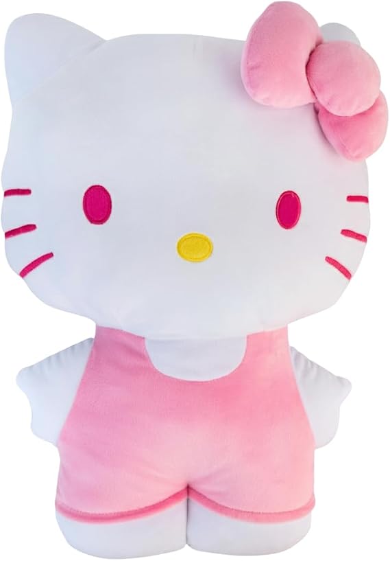 Hello Kitty Pink Plush Cuddle Pillow Buddy, Kids Bedding Super Soft & Cozy, (Officially Licensed Product) by Franco