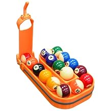 Billiards & Snooker Training Rack, 3D Printed Pool Ball Rack with Perfect Alignment, Holds 15 Balls, Portable Practice Tool for Pool Table Accessories, Includes Screwdriver & Rubber Bands