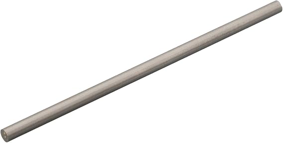 10PCS 100mm Long Straight Shank Carbide Rod Lathe Tool Bit, Metric Round Bar for DIY Tool Making, High Hardness Wear Resistant Metal (Silver)(4mm)