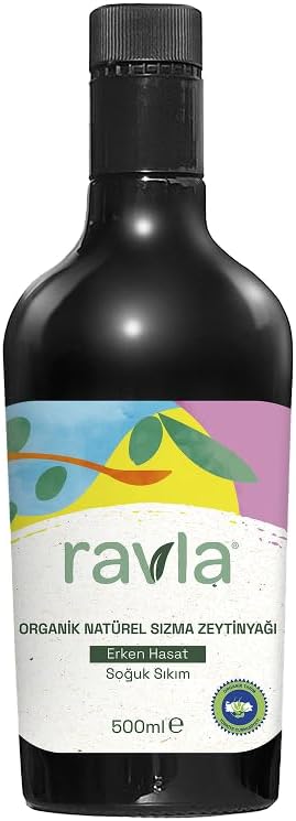 Ravla Organik Zeytinyağı – Bebek ve Çocuklara Özel Yüksek Polifenol Serisi 500 ml