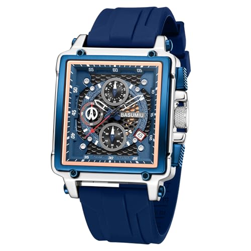 Mens Luxury Military Wrist Watches for Men Waterproof Dress Black Waterproof Work Fashion Sports Watches