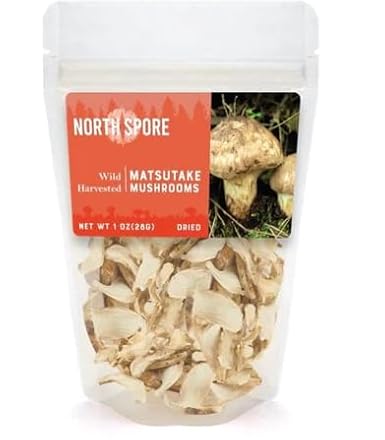 North Spore Wild Dried Matsutake Mushrooms, 28 grams