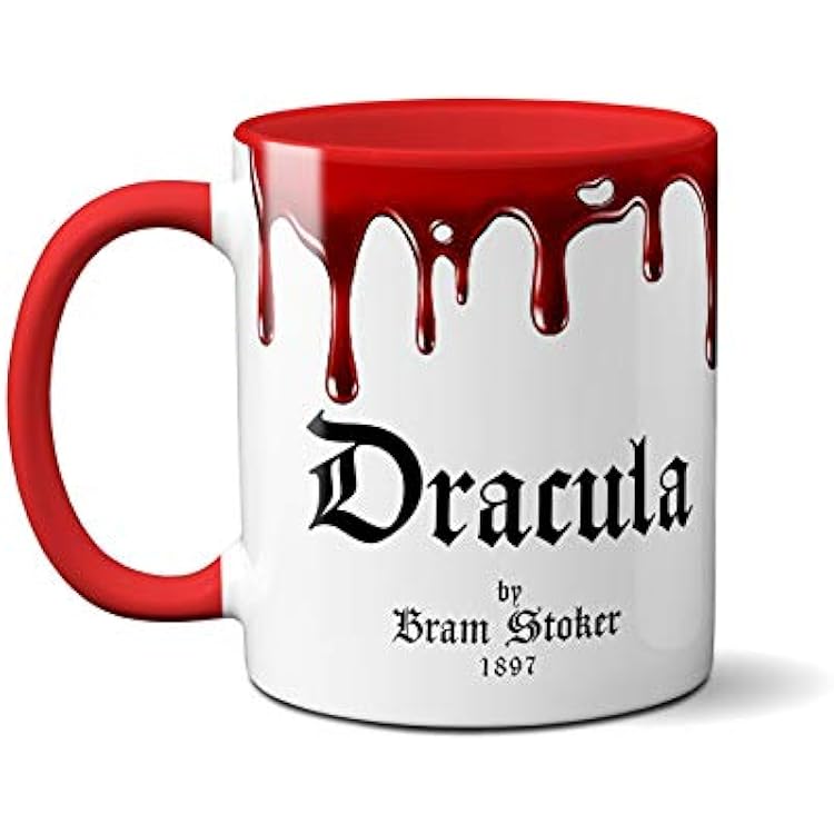 Dracula by Bram Stoker Mug - Coffee Mug with Classic Book Design, Perfect for Literature Lovers