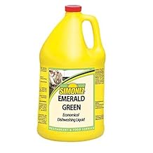 Simoniz Emerald Green Liquid Dishwashing Detergent, 1 gal.