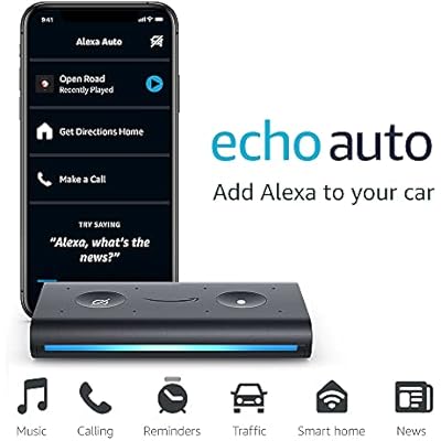 Echo Auto (1st gen) - Hands-free Alexa in your car with your phone