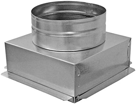14" x 14" Ceiling Box, w/ 8" Round Collar - Connects Register Vent and Diffuser HVAC