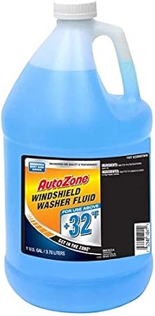 ShopPro Summer Windshield Washer Fluid, Removes dirt, Safe for the environment, Removes grime + 32F, 1 Gallon