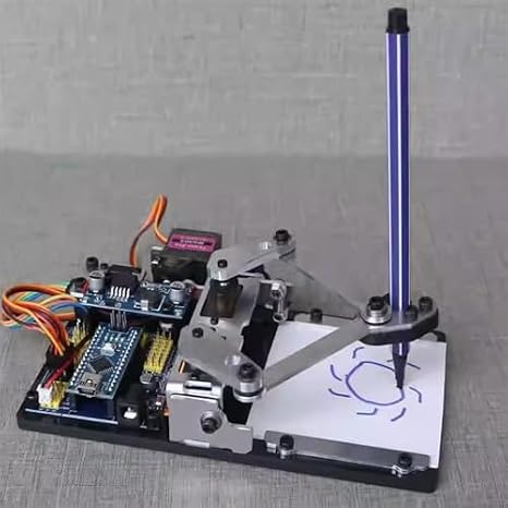 Pen Plotter Writing Robot, DIY Smart Drawing Robot Kit, APP Control, Open Source Programming Companion, Assembled by Users, for Creative Painting Activities