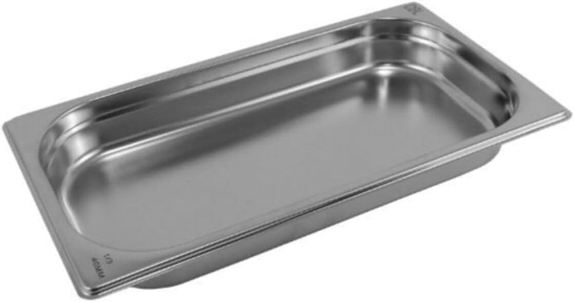 Paslanmaz Çelik Gastronom/gastronorm Küvet Gn 1/3-20 (32,5 X 17,6 X 2 CM)