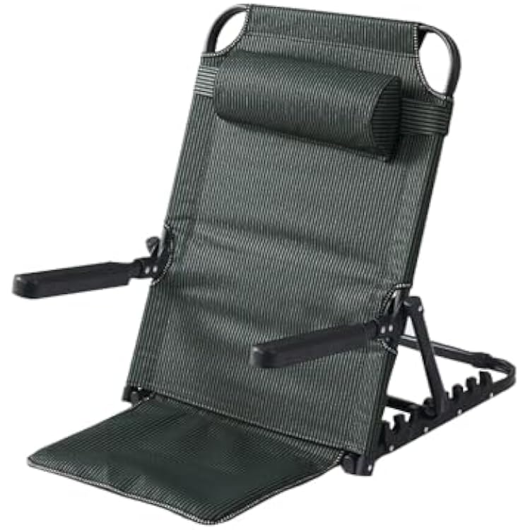 Adjustable Lifting Bed Backrest with Armrest, Large Folding Back Rest for Bed Sitting up, Portable Folding Adjustable Sit-Up Back Rest, Support Change Angle of Backrest for Neck Head