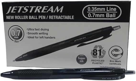 Uni-ball Rollerball JetStream SXN-157E schwarz 07 mm Box 12 Stück