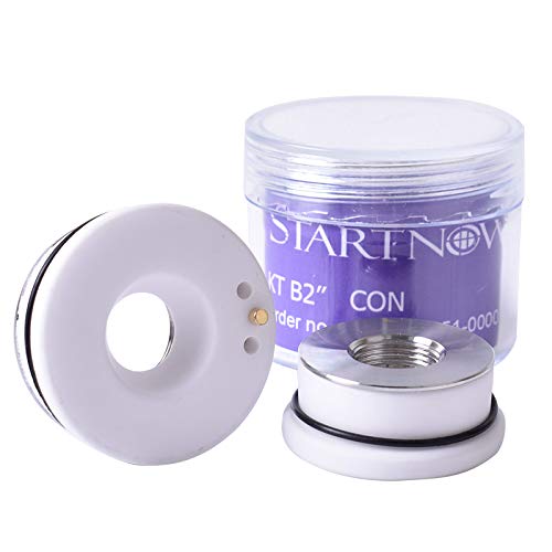 Startnow Laser Ceramic 28mm 32mm KT B2 CON for Precitec WXS HANS Raytools Fiber Laser Cutting Machine Head Nozzle Holder Parts 1 PCS, A-28mmPrecitec