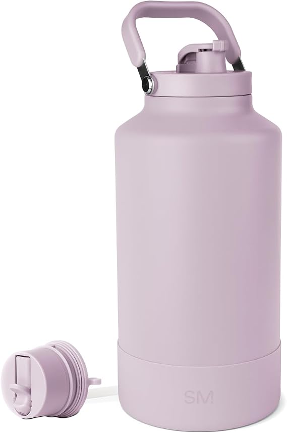 Simple Modern Water Bottle Jug | Straw & Chug Lid | 128oz, Lavender