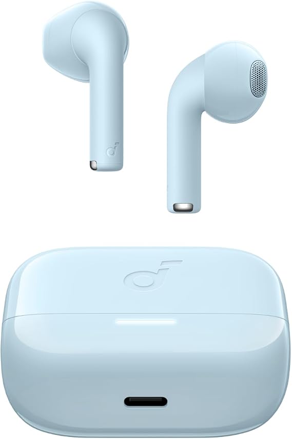 soundcore K20i by Anker, Yarı Kulak İçi Kulaklıklar, Bluetooth Kablosuz, 36H Çalma Süresi, Hızlı Şarj, Net Ses, Rahat Uyum, ENC 2-Mic Temizle Aramalar, Özel EQ, IPX5, Bluetooth 5.3, Uygulama Kontrolü