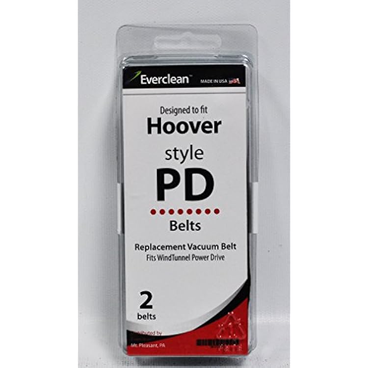 Generic Hoover Wind Tunnel Power Drive Vacuum Belts 2 Pack