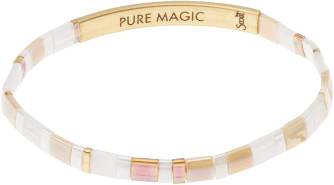 Scout Curated Wears - Good Karma Miyuki Bracelet - Pure Magic Neutral/Gold