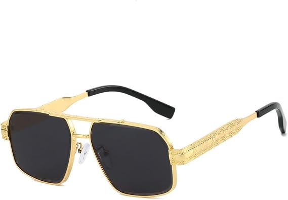 Golden Color Sunglasses Men Women Punk Street Cool Sun Shades Uv400
