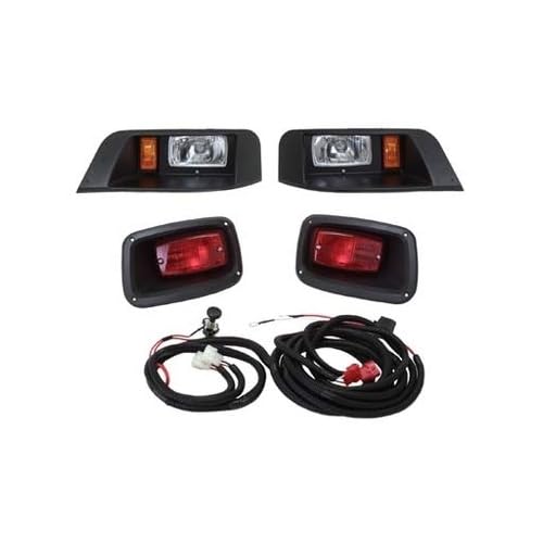 Premium EZGO TXT Golf Cart Headlight - Led Tail Light Kit