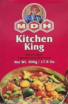 MDH Various Seasoning Masala Powder - A Mixture of Spices Adds Taste - Aromatic & Enhances the flavor of the meal -Simplifies & Speeds Up The Cooking Process (Kitchen King 500g, 10)