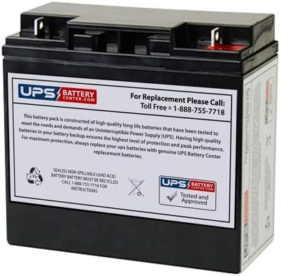 Power-Sonic PS-12150 12V 18Ah Sealed Lead Acid Replacement Battery