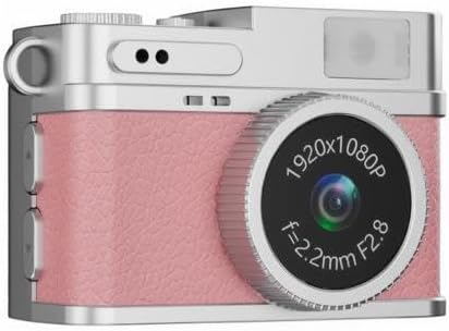 Mini Dijital Kamera Selfie Video Vlog Kamerası Mini Anahtarlık 1080P CMR35 Pembe
