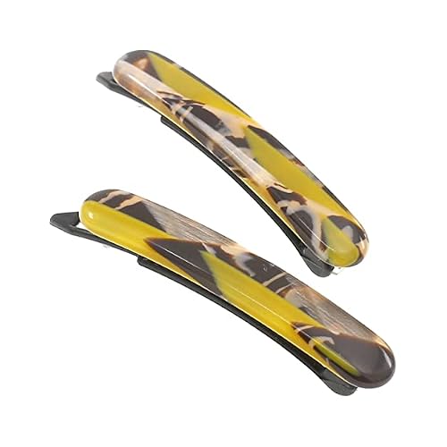 Camila Paris CP3378 French Hair Barrettes Clips for Women, Handmade, Girls Side Slide-in Barrette Clip, Hair Accessories for Women. Strong Hold No Slip Grip Fashion Durable Styling, Made in France