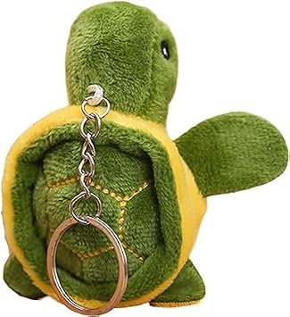 Green Mini Tortoise Keychain, Cute Sea Turtle Keychain, Pendant Turtle Animal, Cartoon for Birthday Gift Bag Accessories Car Accessories